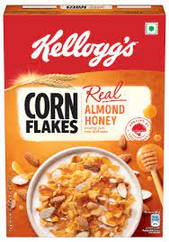 KELLOGG'S CORN FLAKES WITH REAL ALMOND & HONEY